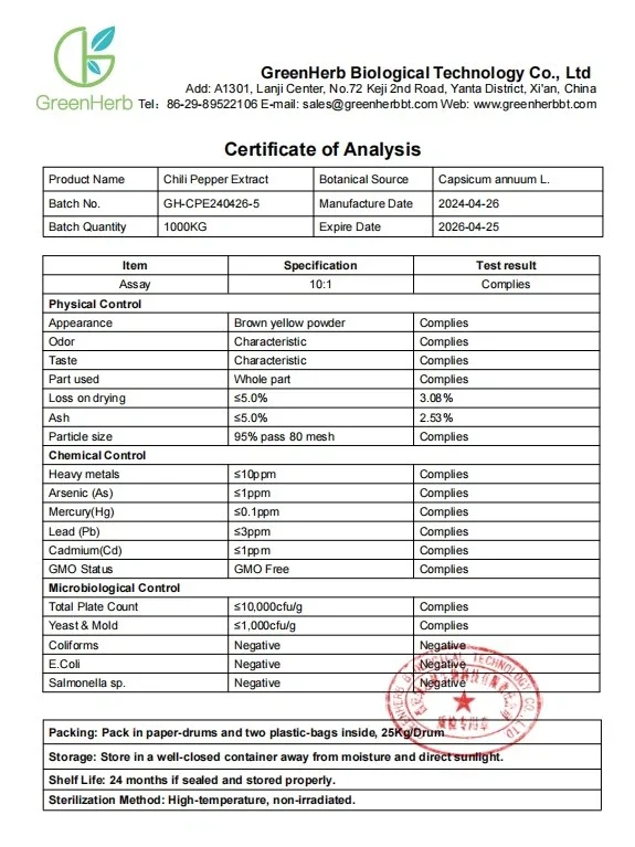 Chili Pepper Extract COA 1.webp