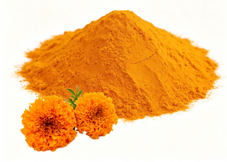 Golden yellow Lutein Powder fine powder detail Golden yellow Lutein Powder fine powder detail