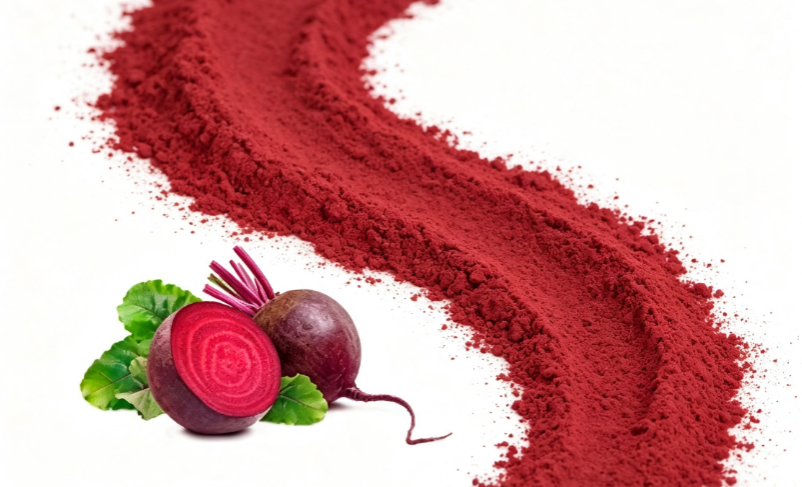 Red Beet Powder close-up texture detail