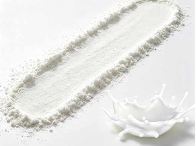 Whey Protein Isolate Powder close‑up texture detail