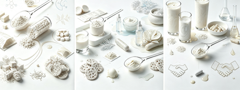 Whey Protein Isolate Powder multiple application scenes