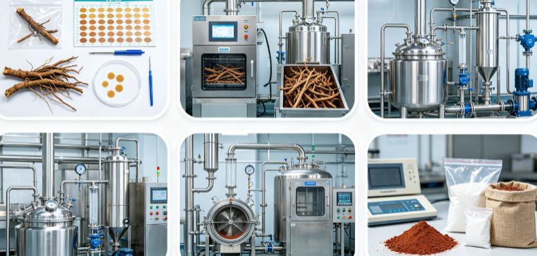 Solvent extraction process flowchart for rosavins and salidroside standardization from rhodiola root Solvent extraction process flowchart for rosavins and salidroside standardization from rhodiola root