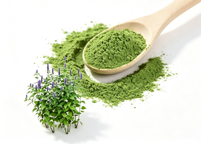 Alfalfa Leaf Extract close‑up texture detail Alfalfa Leaf Extract close‑up texture detail