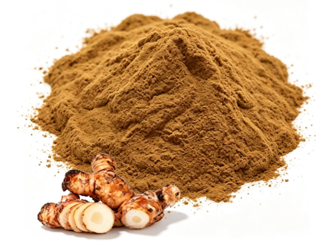 Helianthus tuberosus Jerusalem Artichoke powder macro photography Helianthus tuberosus Jerusalem Artichoke powder macro photography