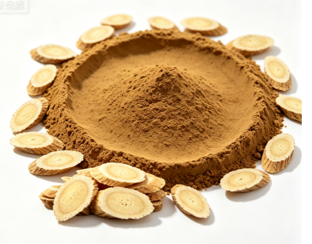 Astragalus membranaceus root macro photography herbal powder Astragalus membranaceus root macro photography herbal powder