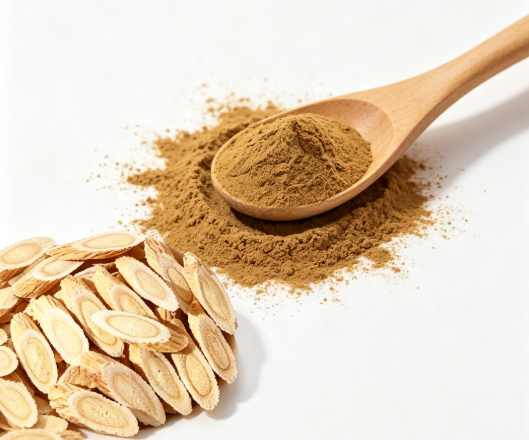 Astragalus Membranaceus Extract close‑up texture detail Astragalus Membranaceus Extract close‑up texture detail