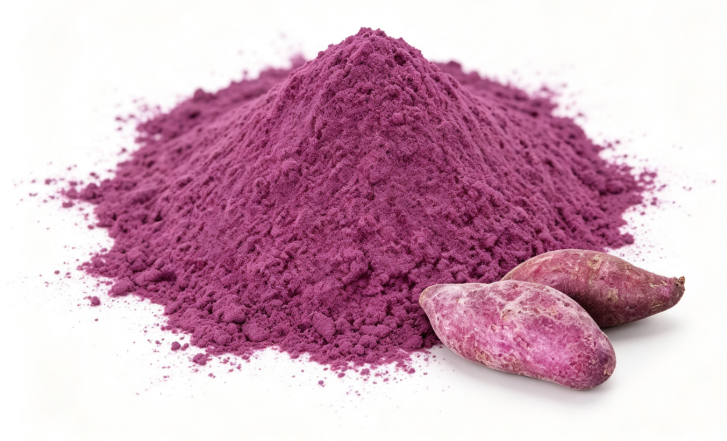 Purple sweet potato powder macro photography Purple sweet potato powder macro photography