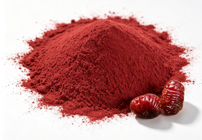 Cochineal fine powder macro photography Cochineal fine powder macro photography
