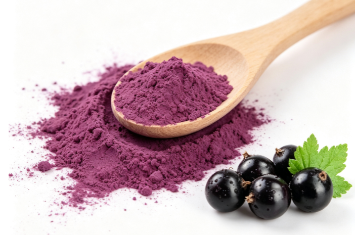 Blueberry Powder close‑up texture detail Blueberry Powder close‑up texture detail