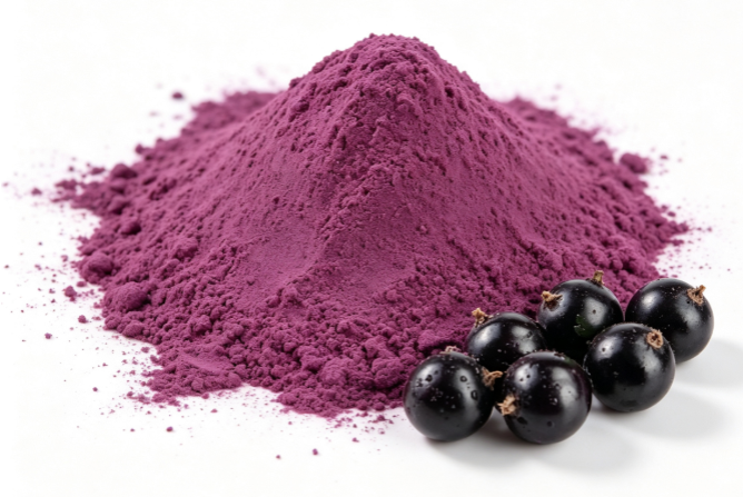 Blueberry fine powder macro photography Blueberry fine powder macro photography