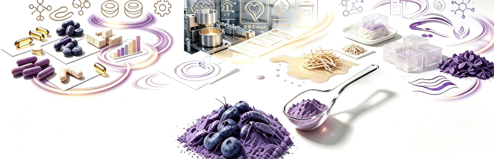 Blueberry Powder multiple application scenes Blueberry Powder multiple application scenes