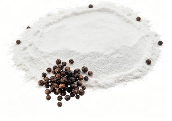 Piper nigrum black pepper powder macro photography Piper nigrum black pepper powder macro photography