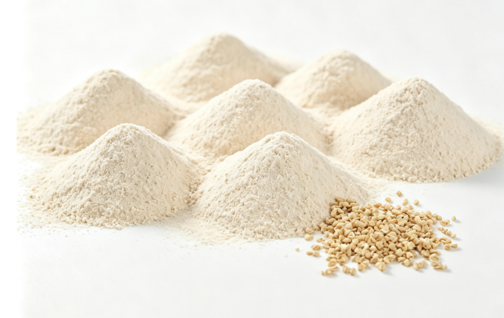 Oat Protein Powder close‑up texture detail