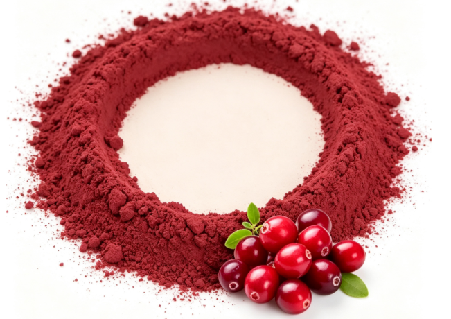 Vaccinium macrocarpon cranberry fruit extract macro photography