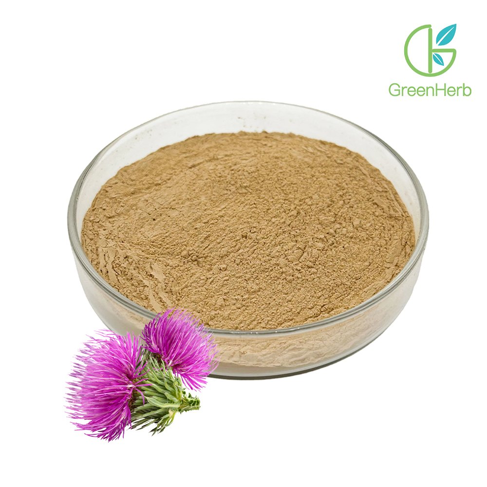 Milk Thistle Extract close-up texture detail
