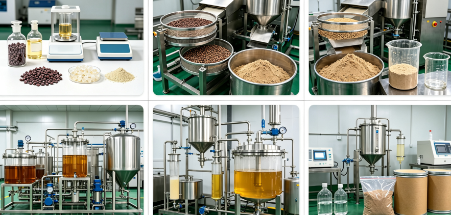 Low temperature ethanol extraction process flowchart for milk thistle extract Low temperature ethanol extraction process flowchart for milk thistle extract
