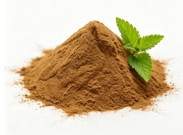 Urtica dioica dried herb powder macro photography Urtica dioica dried herb powder macro photography