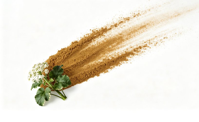 Raw valerian root material for extract production
