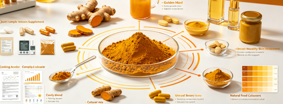 Turmeric Root Powder multiple application scenes Turmeric Root Powder multiple application scenes